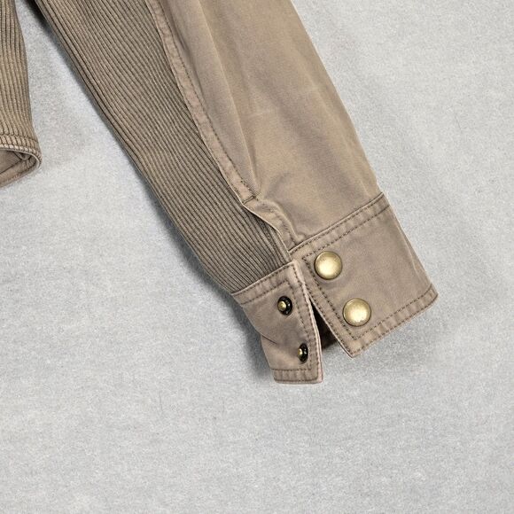 Garnet Hills Jacket Womens Moto Full ZIp Blazer Beige Casual Ladies Size 6 - Picture 6 of 15